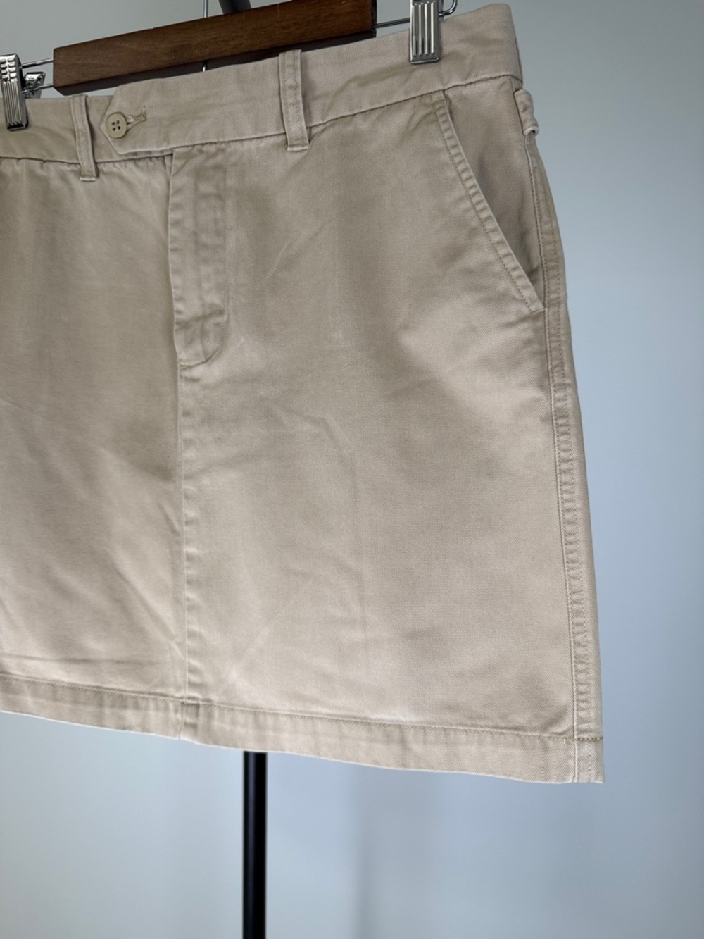 Ralph Lauren Sport Khaki Cotton Skirt | Size 4 - Picture 2 of 10